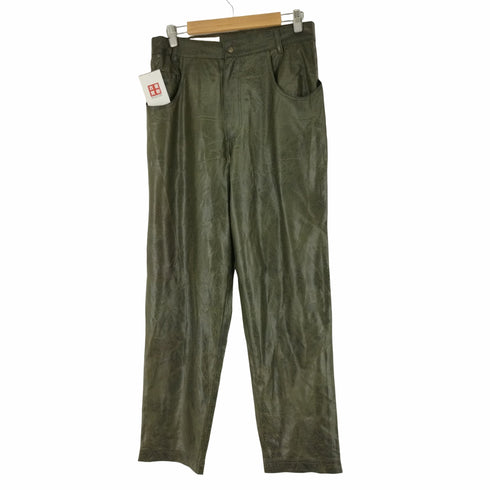 MadHouse 80-90s MADE IN USA フェイクレザーパイソン パンツ メンズ JPN:M