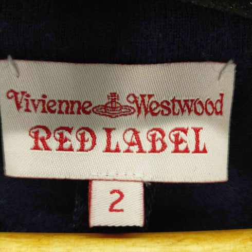 ヴィヴィアンウエストウッドレッドレーベル Vivienne Westwood RED LABEL オーブ刺繍 モックネックロングニット レディース 2