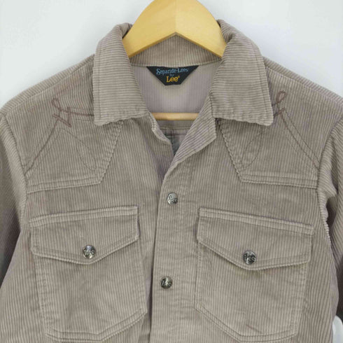 リー Lee 70s USA製 Separate-Lees コーデュロイ 開襟 ウエスタンシャツ メンズ