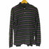 ポロバイラルフローレン Polo by RALPH LAUREN 90-00s スモールポニー刺繍 袖リブ ボーダーコットン L/S Sポロシャツ メンズ import:L