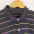 ポロバイラルフローレン Polo by RALPH LAUREN 90-00s スモールポニー刺繍 袖リブ ボーダーコットン L/S Sポロシャツ メンズ import:L