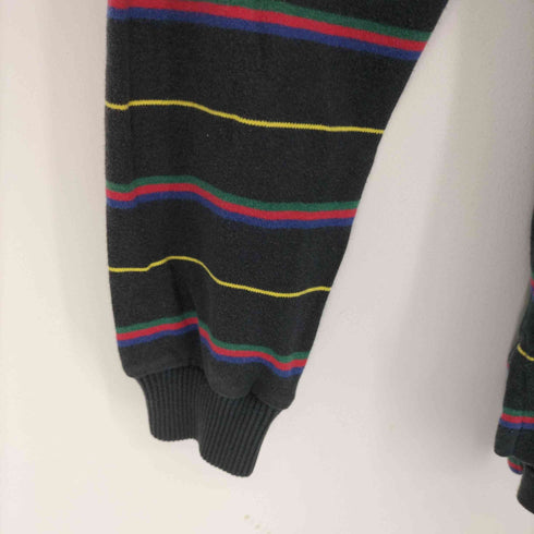 ポロバイラルフローレン Polo by RALPH LAUREN 90-00s スモールポニー刺繍 袖リブ ボーダーコットン L/S Sポロシャツ メンズ import:L