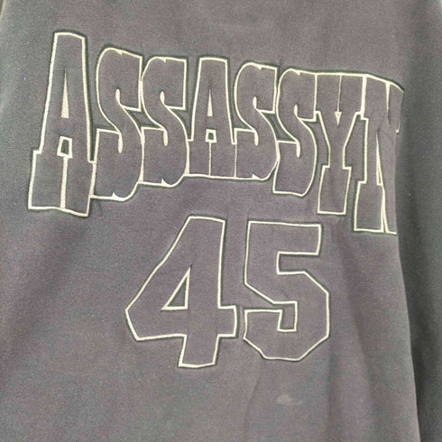 アサシンジーンズ ASSASSYN JEANZ オーバーサイズ フロントロゴ ナンバリング 袖ポケ スウェット メンズ import:XXL