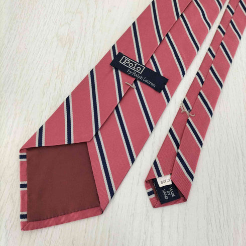 ポロバイラルフローレン Polo by RALPH LAUREN USA製 ストライプ シルク ネクタイ メンズ