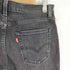 リーバイス Levis LEVI'S PREMIUM 511 ジッパーフライ ブラックストレートデニム メンズ W32 L32