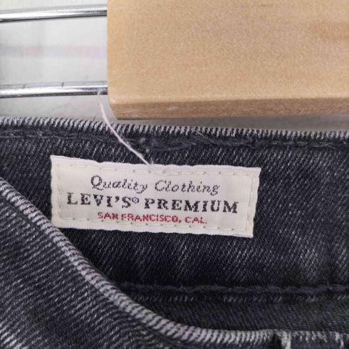 リーバイス Levis LEVI'S PREMIUM 511 ジッパーフライ ブラックストレートデニム メンズ W32 L32
