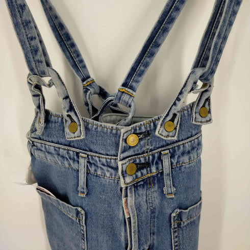 スピックアンドスパン Spick and Span サスペンダー付きデニムパンツ オーバーオール レディース M