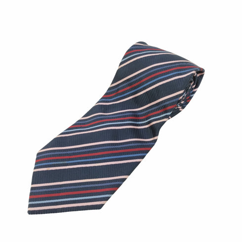 ポロバイラルフローレン Polo by RALPH LAUREN USA製 ストライプ シルク ネクタイ メンズ