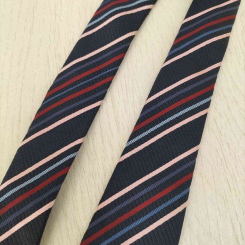 ポロバイラルフローレン Polo by RALPH LAUREN USA製 ストライプ シルク ネクタイ メンズ