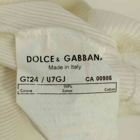 ドルチェアンドガッバーナ DOLCE&GABBANA イタリア製 GYM フロントワッペン コットンピケ タンクトップ レディース
