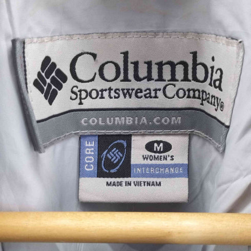 コロンビアスポーツウェア Columbia Sportswear 90S core vertex ロゴ刺繍 フルジップ キルティング ジャケット Y2K レディース import:M