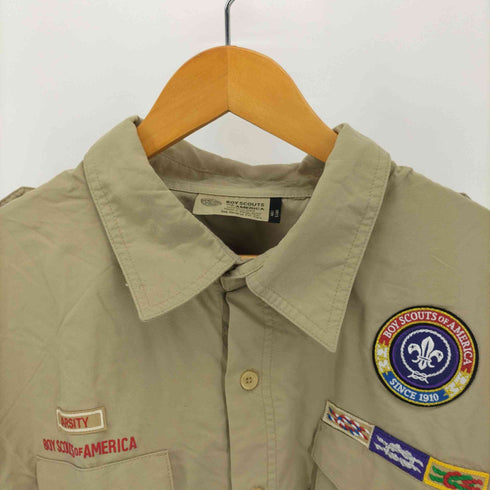 ボーイスカウトオブアメリカ BOY SCOUTS OF AMERICA ワッペン ボーイスカウト S/S シャツ メンズ import:XL