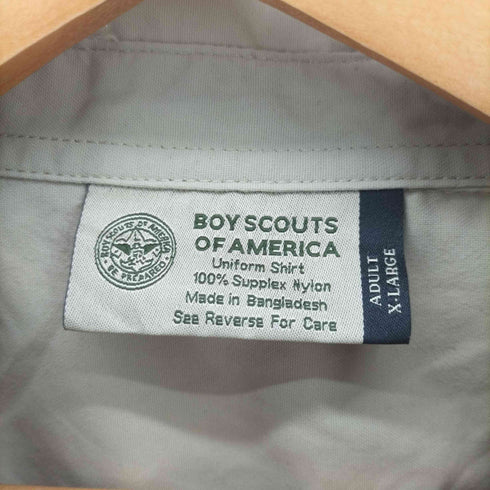 ボーイスカウトオブアメリカ BOY SCOUTS OF AMERICA ワッペン ボーイスカウト S/S シャツ メンズ import:XL