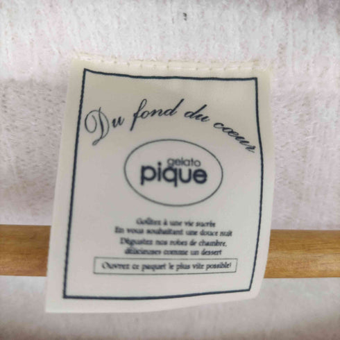 ジェラートピケ gelato pique スムーズィーリブボーダーワンピース レディース