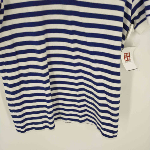 ラコステ LACOSTE REGULAR FIT ワッペンボーダーS/Sポロシャツ レディース JPN:M