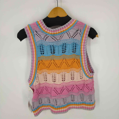 ザラ ZARA KNIT CROCHET TOP レディース JPN:M
