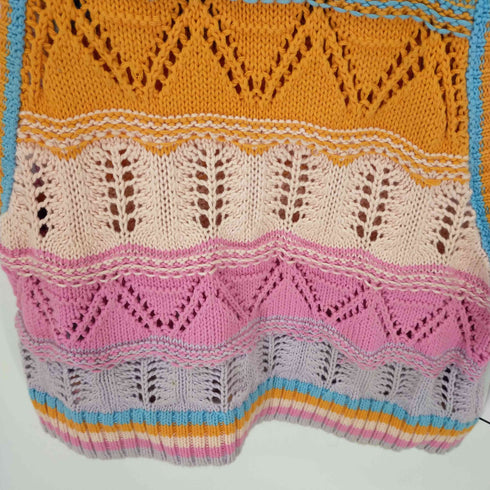 ザラ ZARA KNIT CROCHET TOP レディース JPN:M