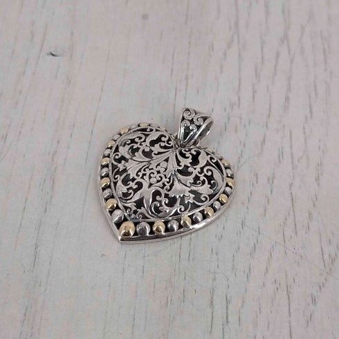 JACMEL Jewelry 925 18K 刻印 ハートモチーフトップ メンズ