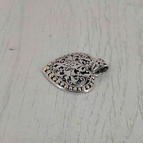 JACMEL Jewelry 925 18K 刻印 ハートモチーフトップ メンズ