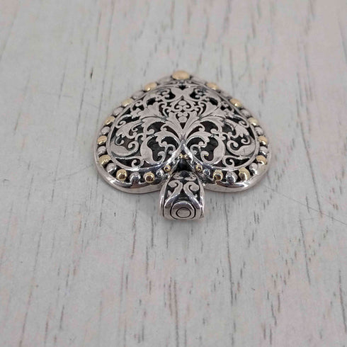 JACMEL Jewelry 925 18K 刻印 ハートモチーフトップ メンズ