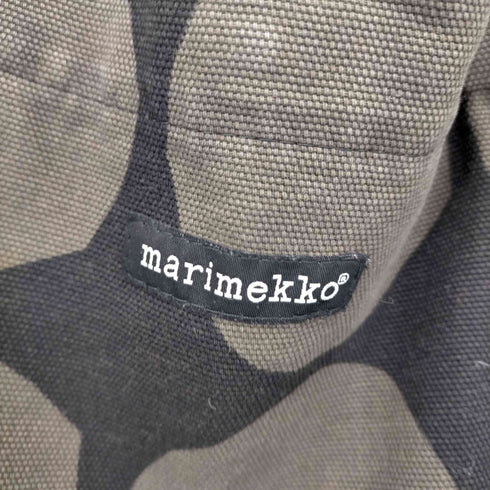 マリメッコ marimekko キャンバス地 ドットトートバッグ レディース