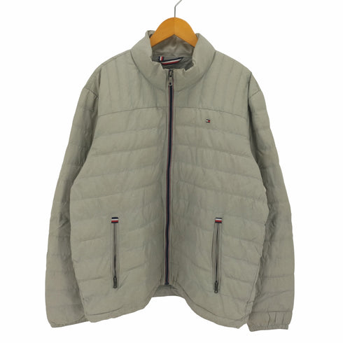 トミーヒルフィガー TOMMY HILFIGER フルジップ 薄手 ダウン ジャケット メンズ import:XL