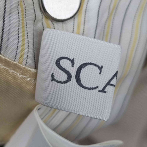 スキャパ SCAPA セットアップ レーヨンシルク混 ノーカラージャケット ワンピース レディース 40