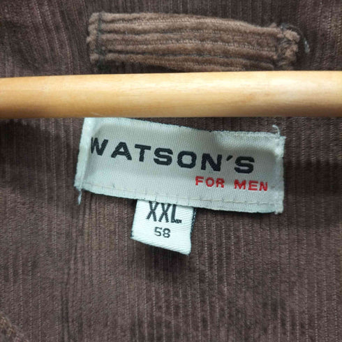 WATSON'S for MEN ビッグシルエット 襟ボア コーデュロイ ジャケット メンズ import:XXL