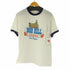 80-90s MADE IN USA フロントプリント リンガーTシャツ NOB HILL メンズ import:XL