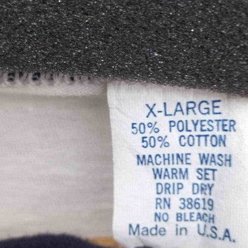 80-90s MADE IN USA フロントプリント リンガーTシャツ NOB HILL メンズ import:XL