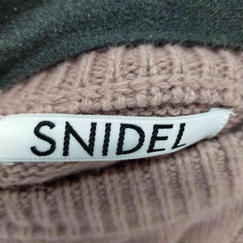スナイデル snidel ケーブルニットプルオーバー レディース ONE SIZE