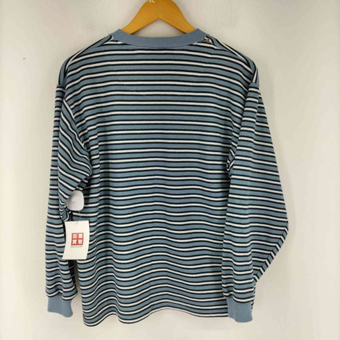 ヘインズ Hanes All American Comfort フロント刺繍 ボーダーL/S コットンカットソー BORO メンズ JPN:M