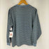 ヘインズ Hanes All American Comfort フロント刺繍 ボーダーL/S コットンカットソー BORO メンズ JPN:M