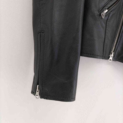 スローブイエナ SLOBE IENA 15AW レザーライダースブルゾン レディース 36