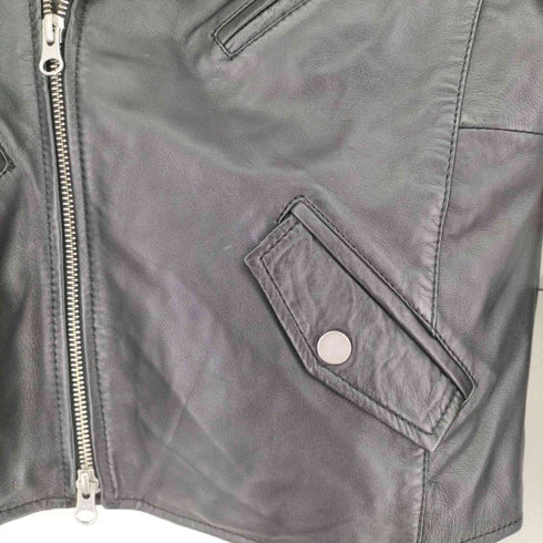 スローブイエナ SLOBE IENA 15AW レザーライダースブルゾン レディース 36