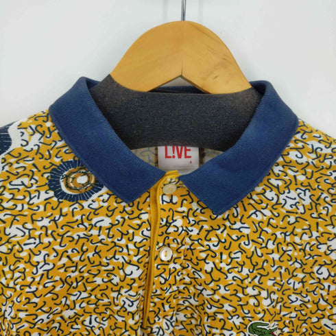 ラコステライブ Lacoste Live 総柄ポロシャツ メンズ 4