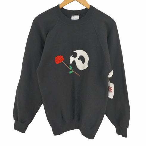 SANTEE SWWEATS 90s USA製 The Phantom of the Opera両面刺繍 ラグランスウェット メンズ import:M