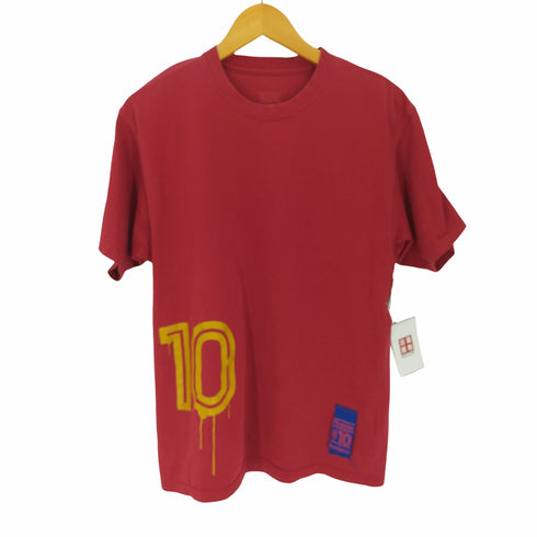 ナイキ NIKE 00S フットボール チーム ロゴ プリント クルーネック S/S Tシャツ ナンバリング 2003年 メンズ import:M