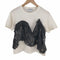 ナイフ NAIFE デザインクルーネックTシャツ レディース JPN:36