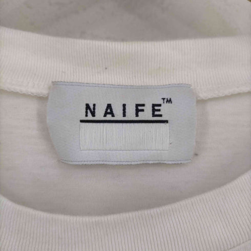 ナイフ NAIFE デザインクルーネックTシャツ レディース JPN:36