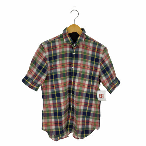 コムデギャルソンオムプリュス COMME des GARCONS HOMME PLUS AD2007 マドラスチェックシャツ 半袖 メンズ JPN:M