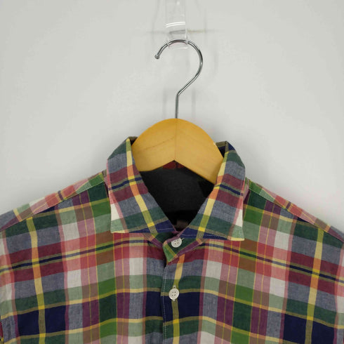 コムデギャルソンオムプリュス COMME des GARCONS HOMME PLUS AD2007 マドラスチェックシャツ 半袖 メンズ JPN:M