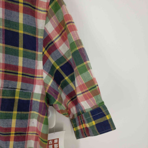 コムデギャルソンオムプリュス COMME des GARCONS HOMME PLUS AD2007 マドラスチェックシャツ 半袖 メンズ JPN:M