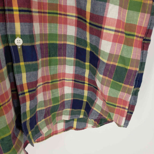 コムデギャルソンオムプリュス COMME des GARCONS HOMME PLUS AD2007 マドラスチェックシャツ 半袖 メンズ JPN:M