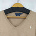 ポロラルフローレン POLO RALPH LAUREN ポニー刺繍 WASHABLE PIMA COTTON Vネックニット メンズ M