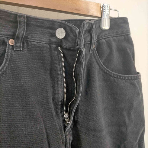 エムエムシックス メゾンマルジェラ MM6 Maison Margiela マルチウエア ブラックデニム ロングスリット スカート レディース EUR:38