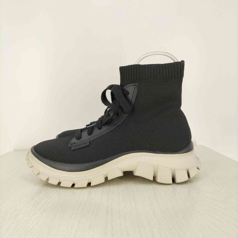 チャールズキース CHARLES & KEITH Knitted Sock High-Top Sneakers ニットソックス ハイトップスニーカー レディース JPN:24.5