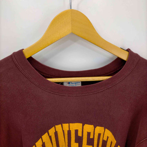 チャンピオン Champion 80S トリコタグ REVERSE WEAVE USA製 MINNESOTAプリント カレッジ スウェット メンズ import:L