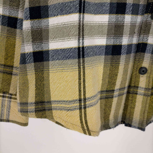 ザラ ZARA TEXTURED CHECK SHIRT メンズ JPN:M