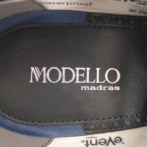 マドラスモデロ madras MODELLO 異素材切替 内羽根ストレートチップビジネスシューズ メンズ 27.5